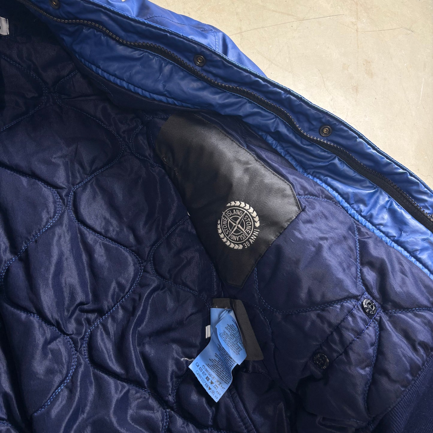 (A Top Pick) Stone Island 2012 Mussola Gommata 30th Anniversary Jacket (M)
