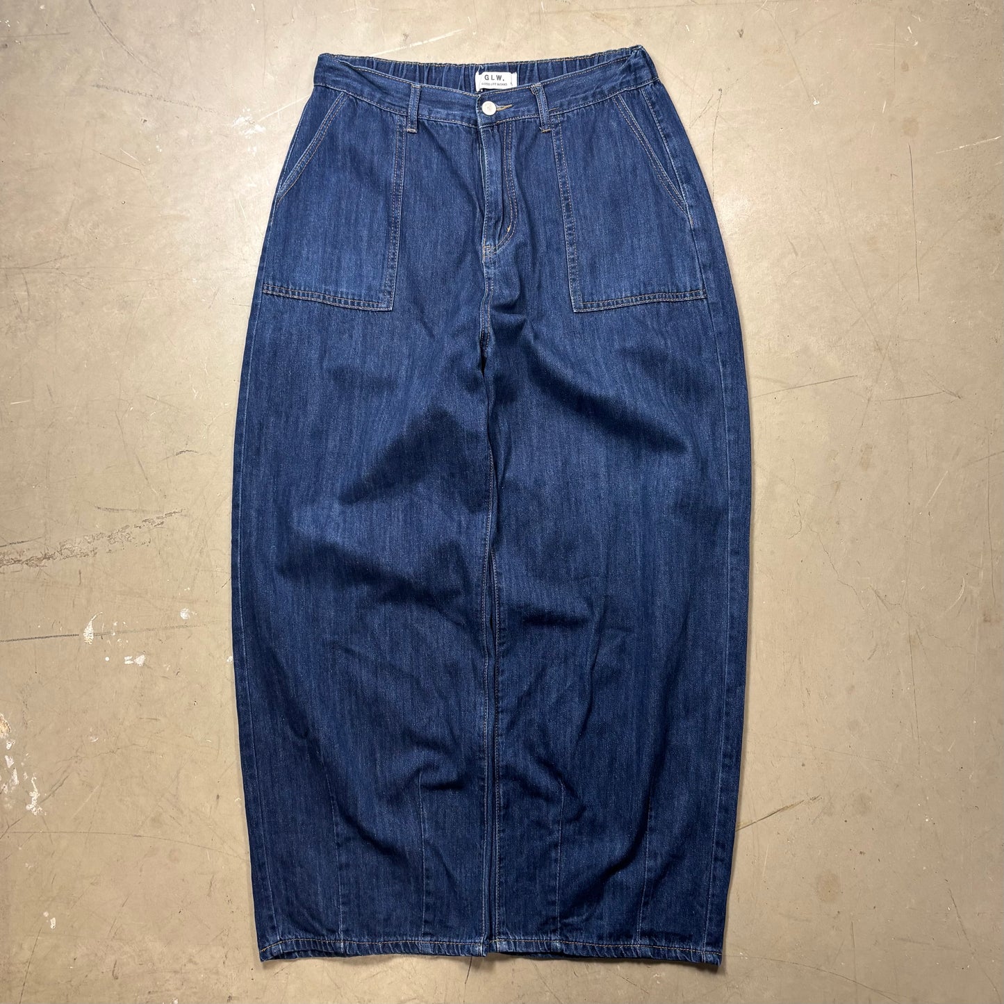 Good Life Works (GLW) Korean Balloon Jeans (32/32)(SC)