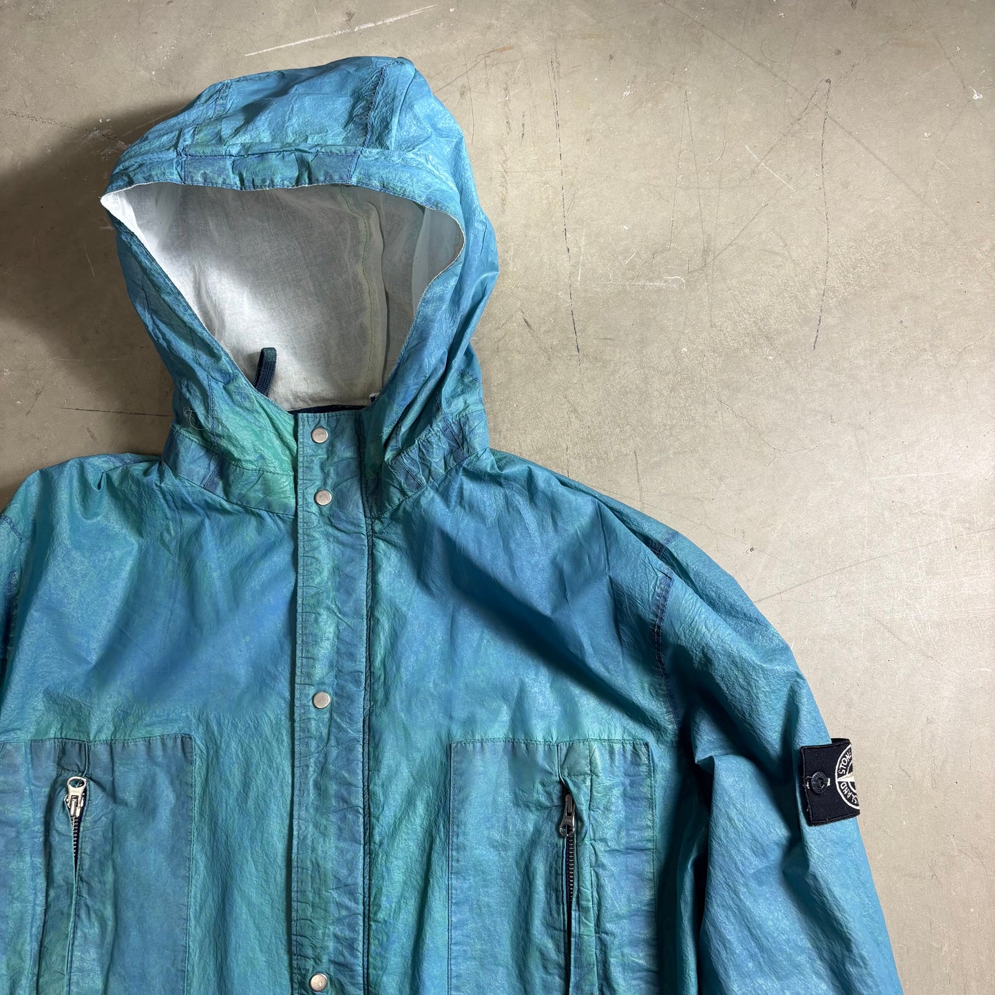 (A Top Pick) Stone Island 2001 Pure Metal Shell Parka Jacket (M)