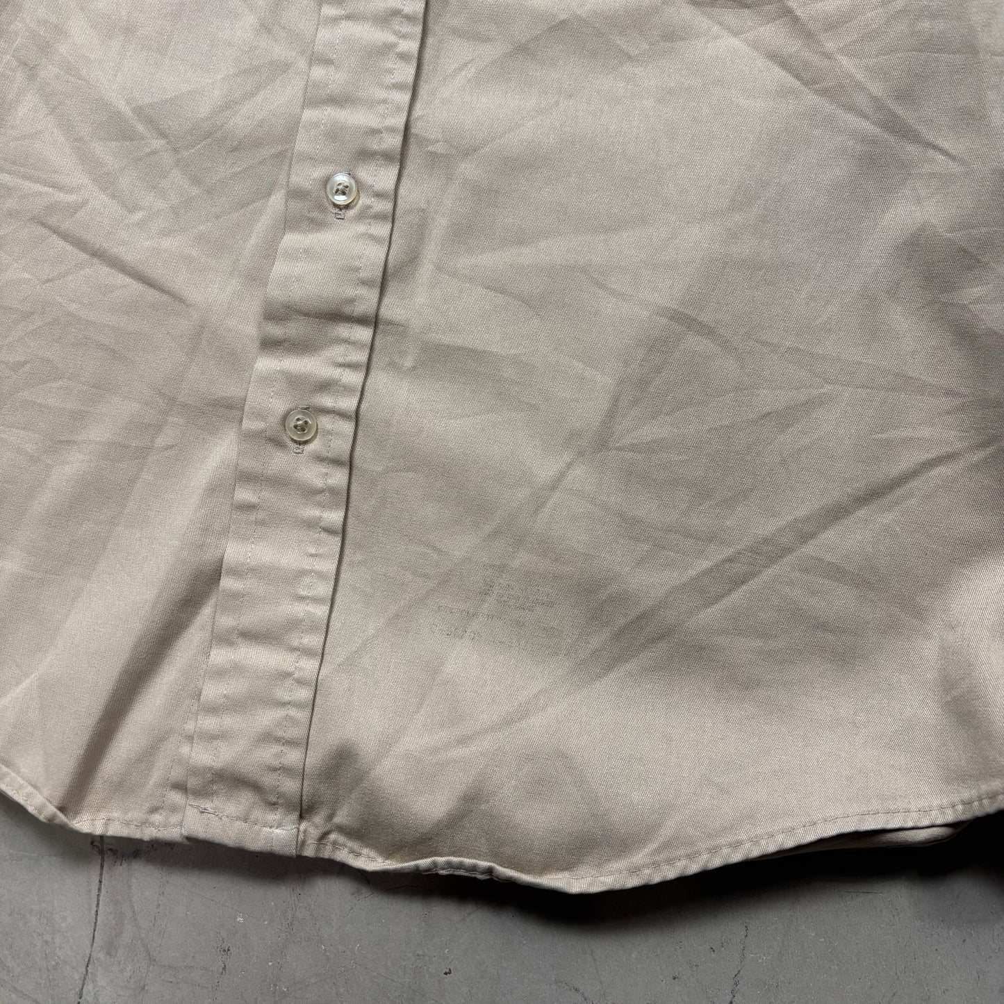 Vintage Military Style Double Pocket Shirt (M)(VC)