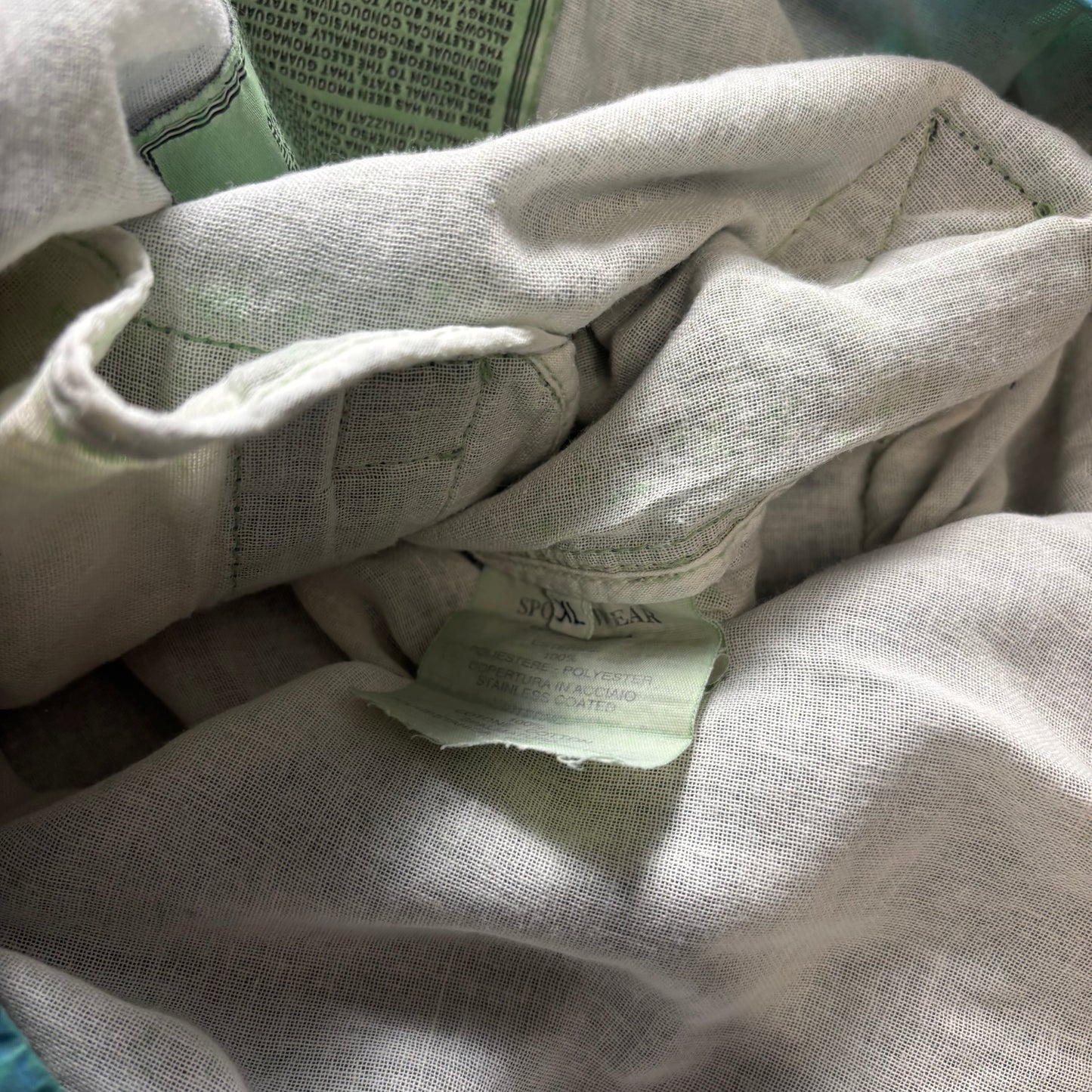 (A Top Pick) Stone Island 2001 Pure Metal Shell Parka Jacket (M)