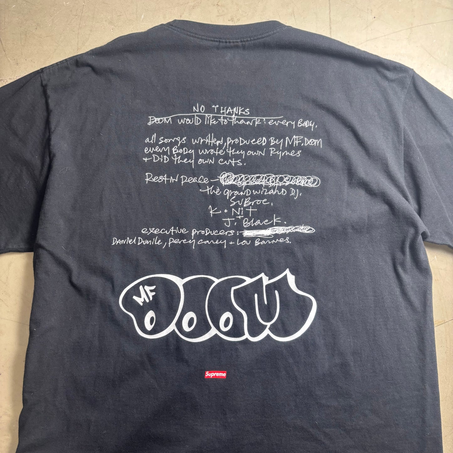 Supreme x MF DOOM T Shirt (XXL)