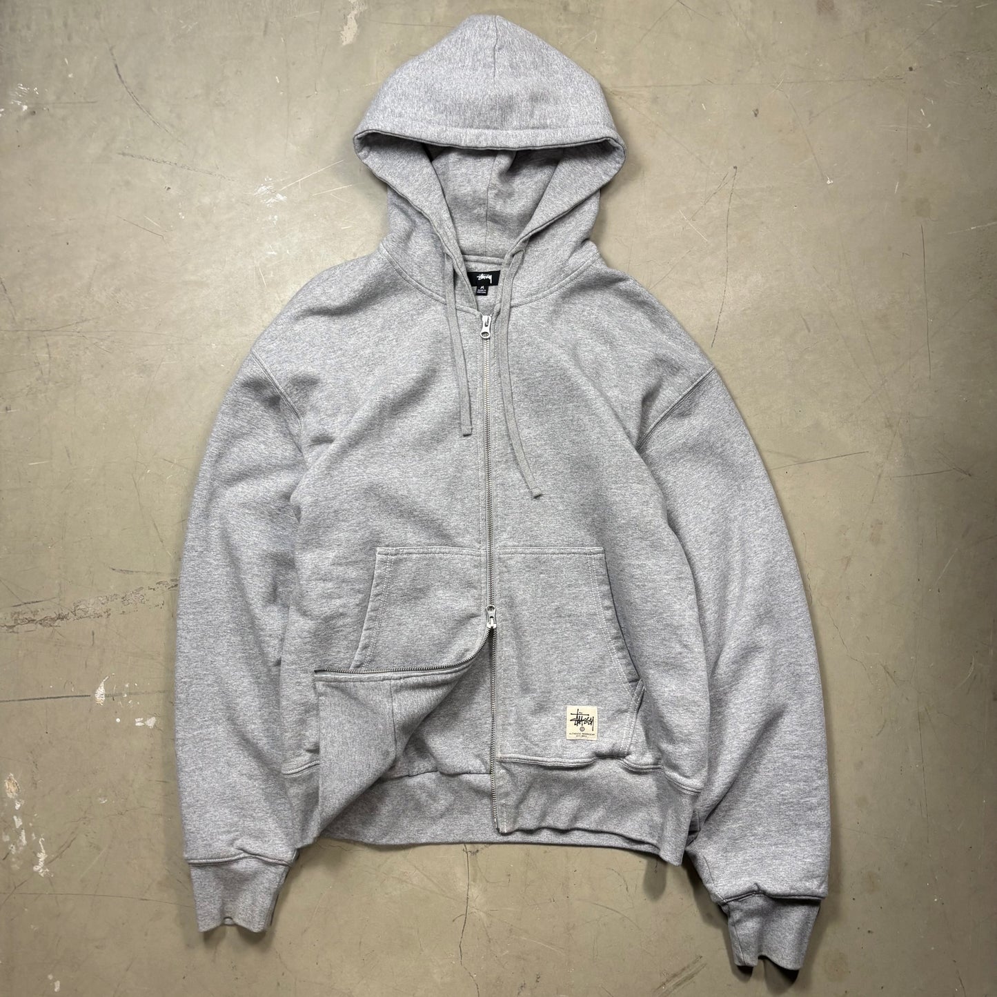 z Stussy Workgear Zip Up Hoodie (M)(SC)