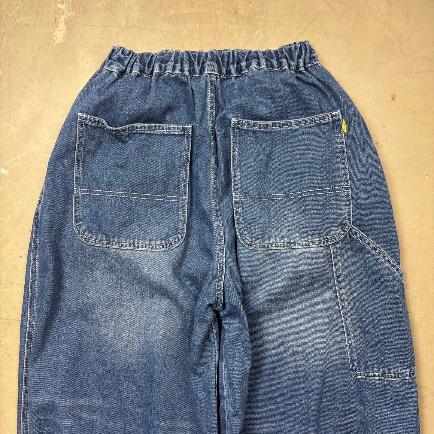 Overall Japanese Balloon Jeans (One Size (24-32)/32)(SC)