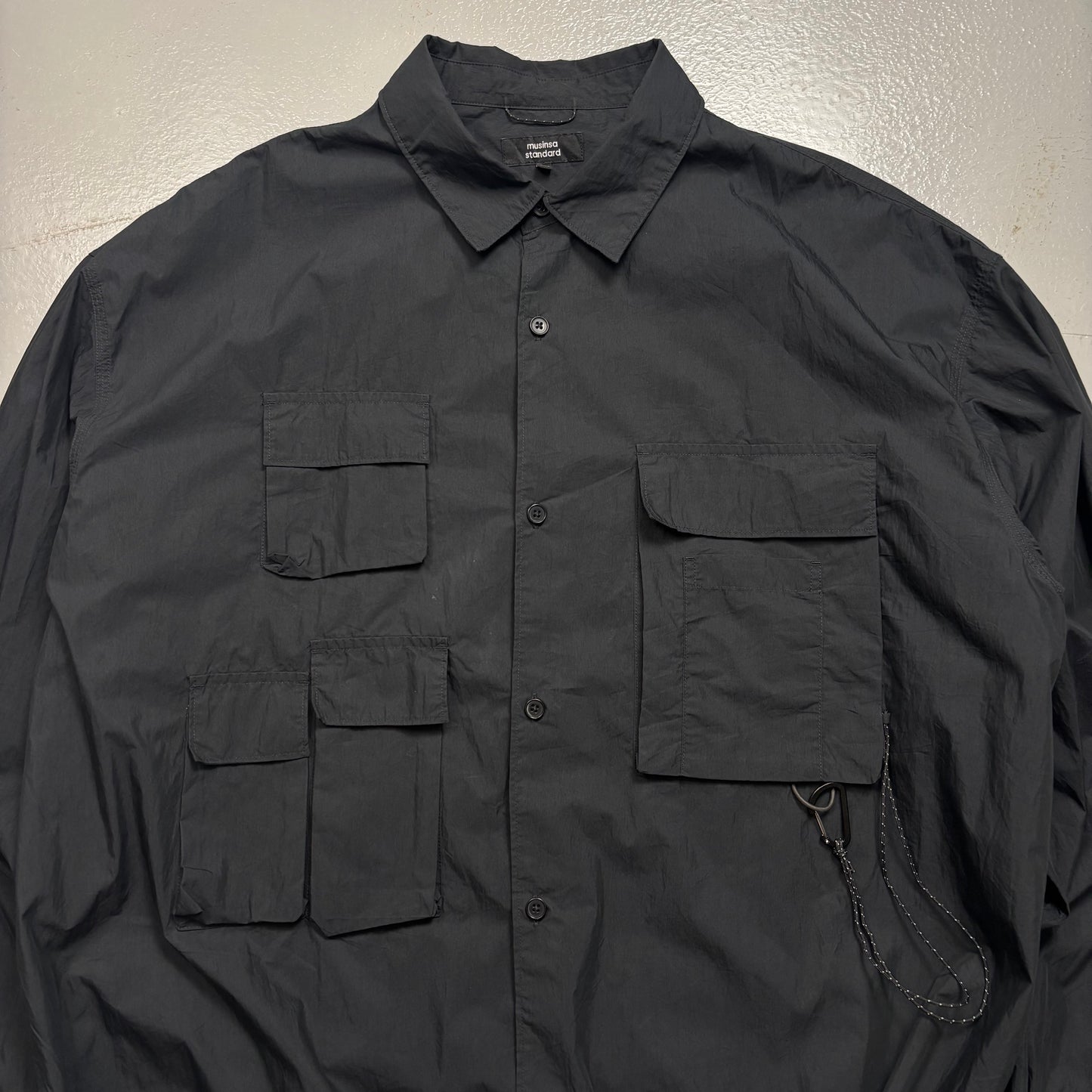 Korean Munisa Standard Multi Pocket Overshirt (XL)(SC)