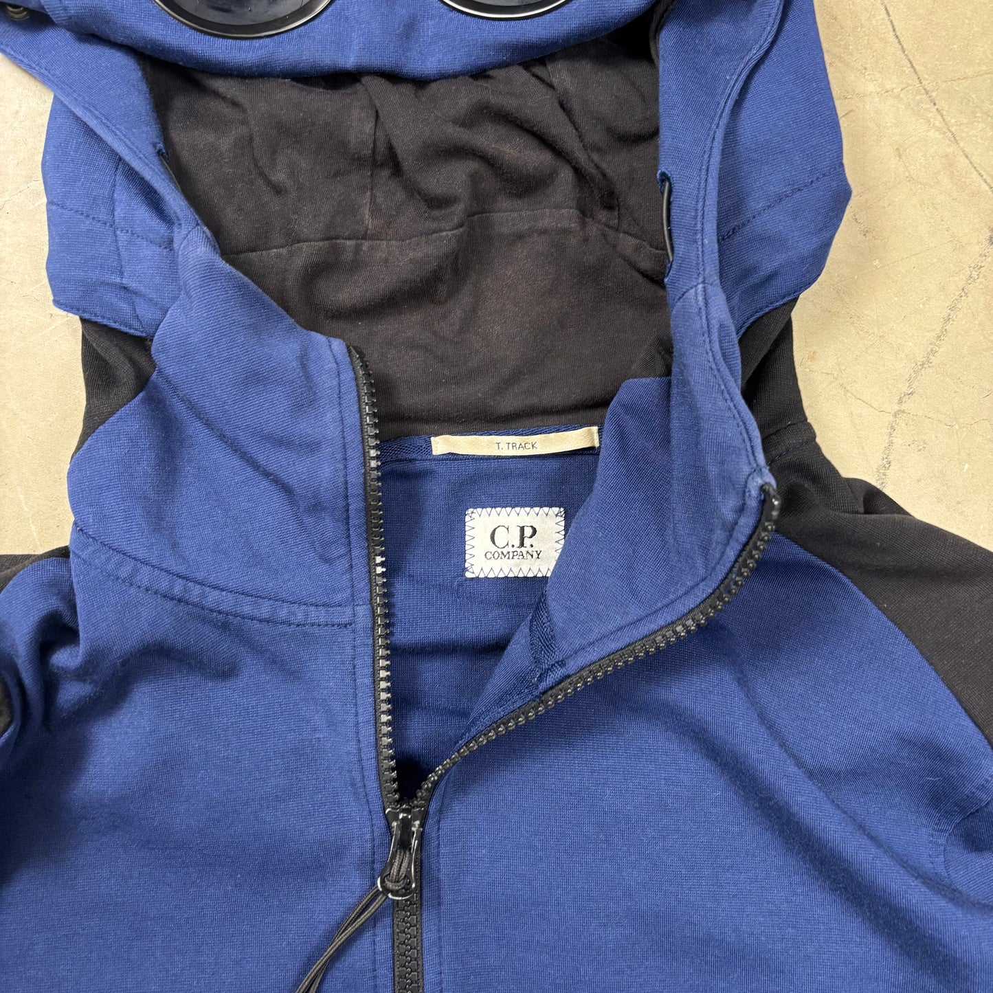 C.P. Company T Track Goggle Hoodie (XL)