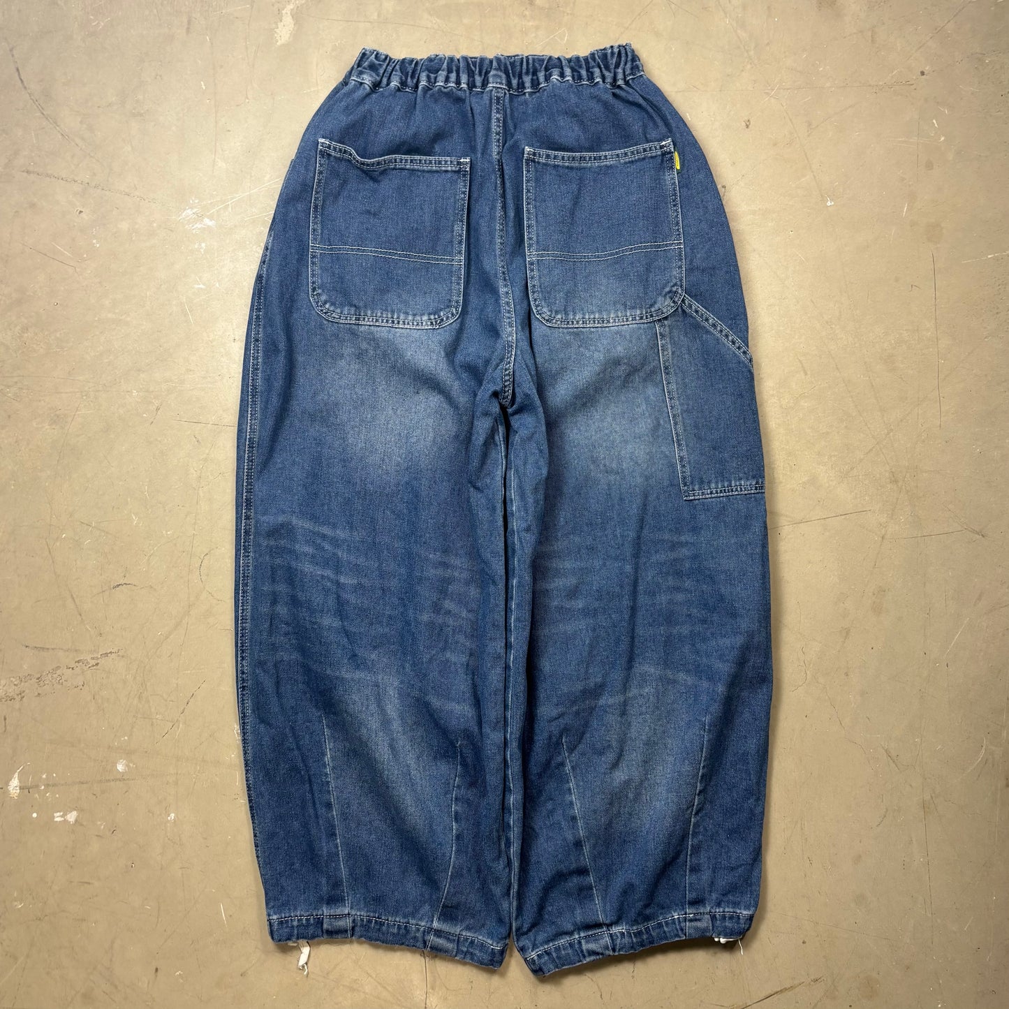 Overall Japanese Balloon Jeans (One Size (24-32)/32)(SC)