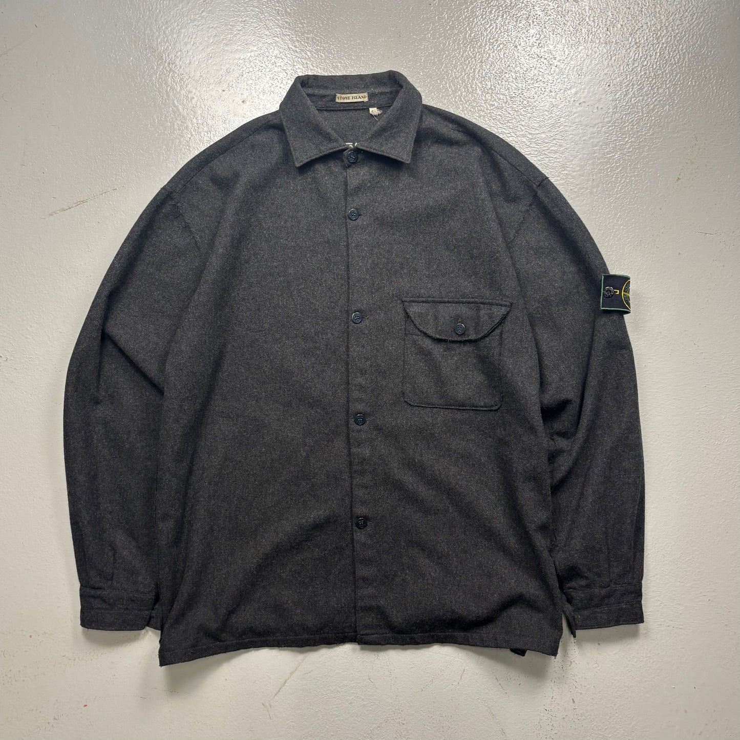(A Top Pick) Stone Island Early 90s Overshirt (L/XL)(SC)