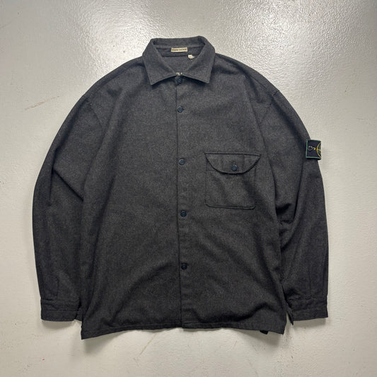 (A Top Pick) Stone Island Early 90s Overshirt (L/XL)(SC)