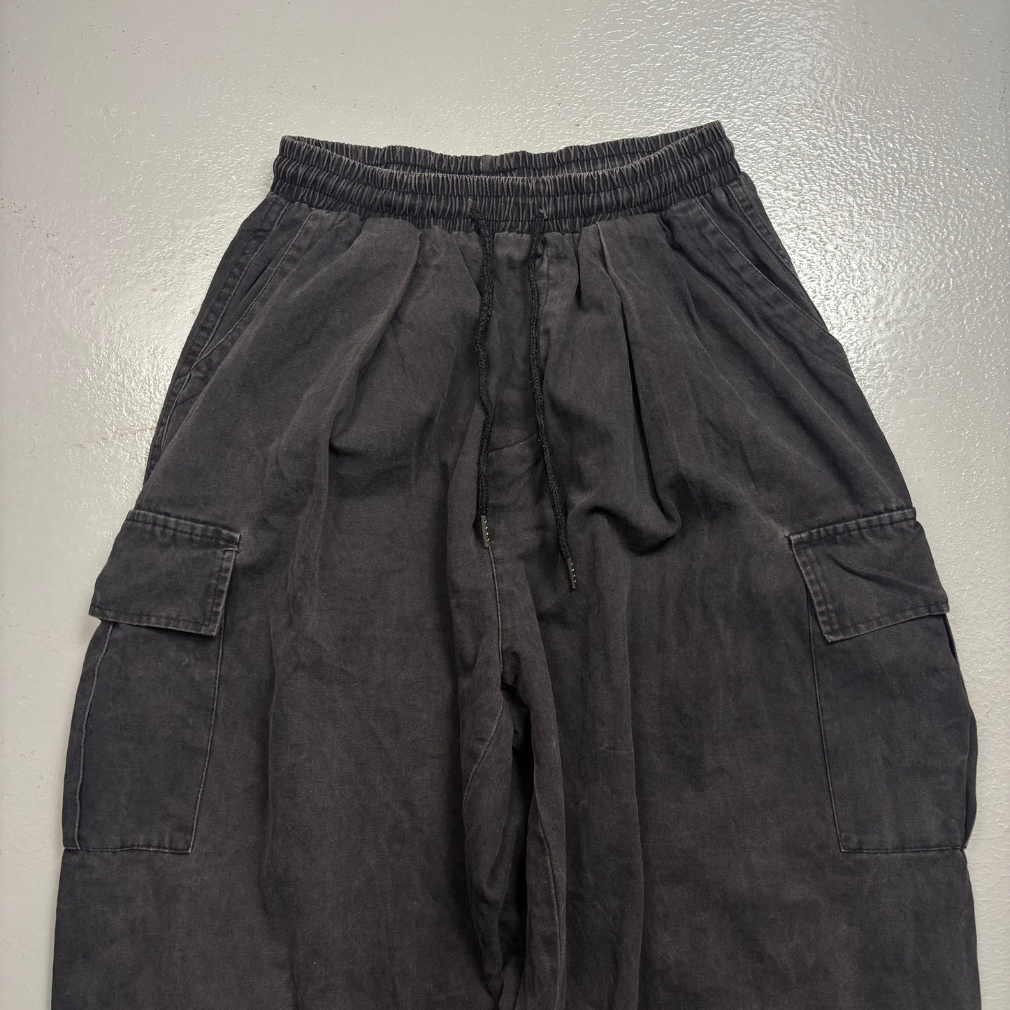 Korean Washed Cargo Bottoms (One Size 30-34)(SC)