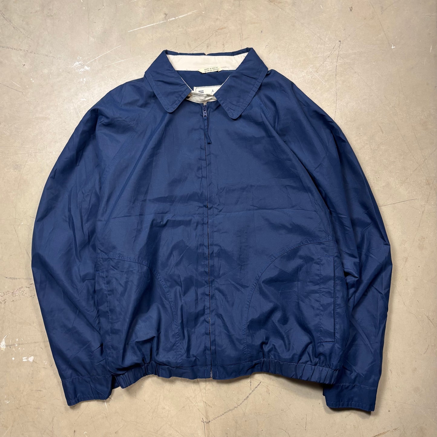 z Vintage 90s 30 Knots Sailing Bomber Jacket (L)(VC)
