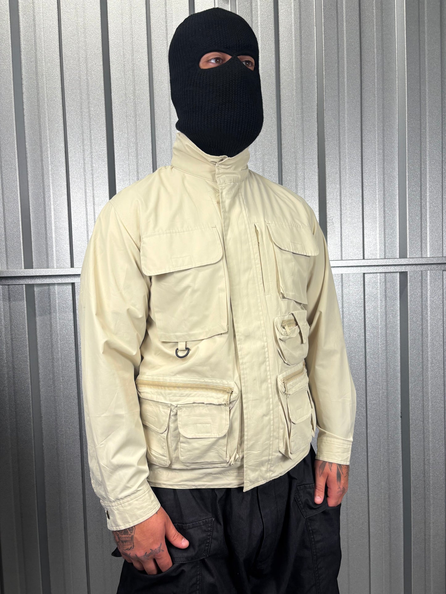 Korean Vintage Multi Pocket Explorer Jacket (L)(VC)