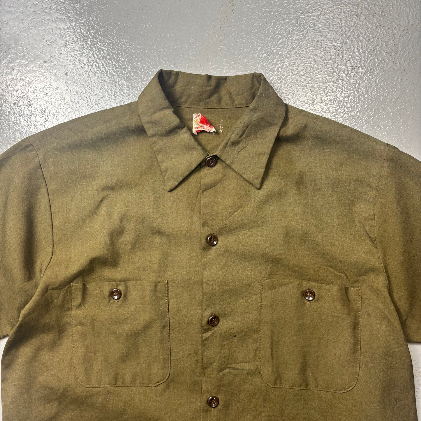 Vintage Military Style Shirt (M)(VC)