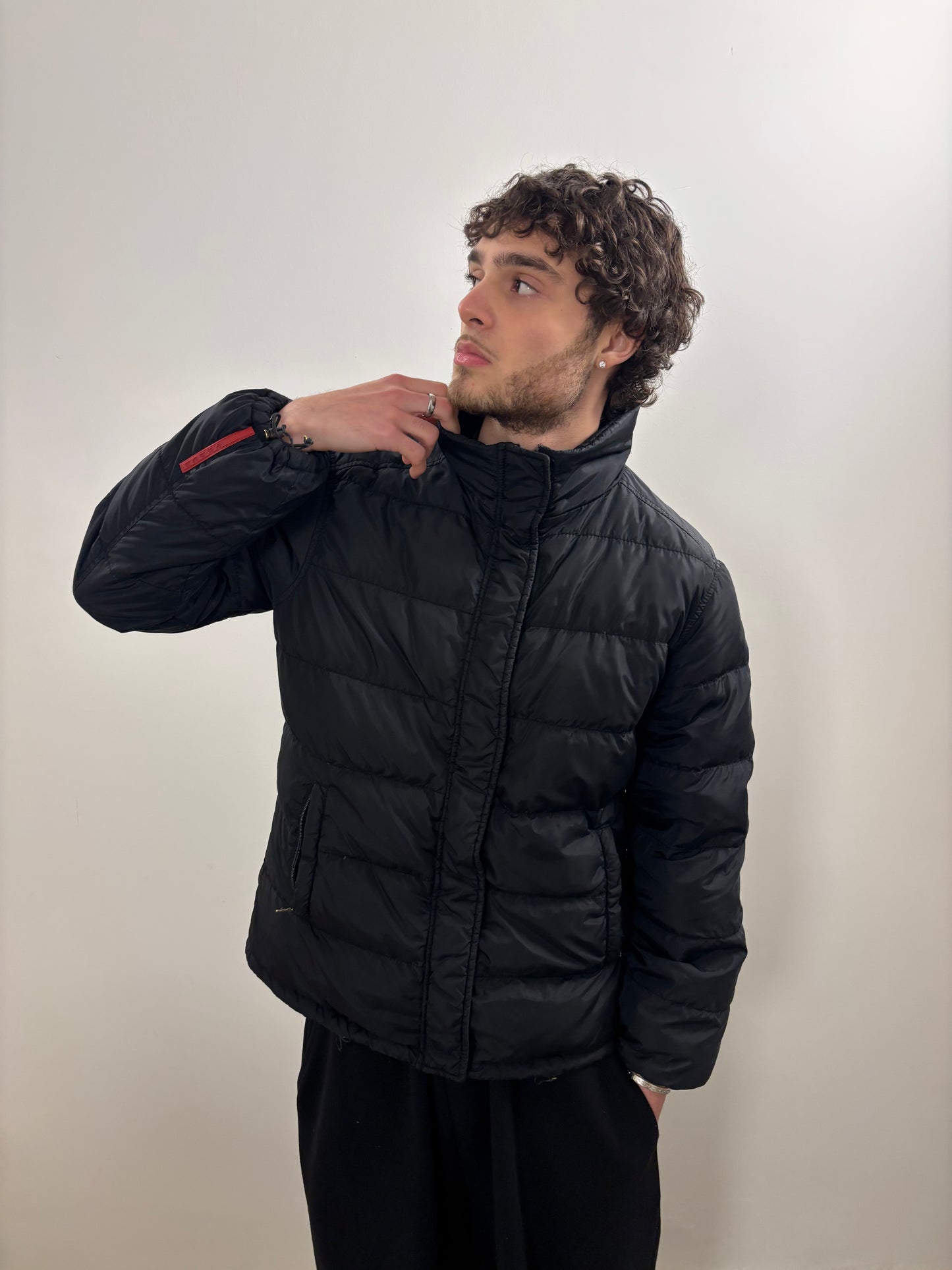 (A Top Pick) Prada Sport 2000s Nylon Toggle Puffer Jacket (M)