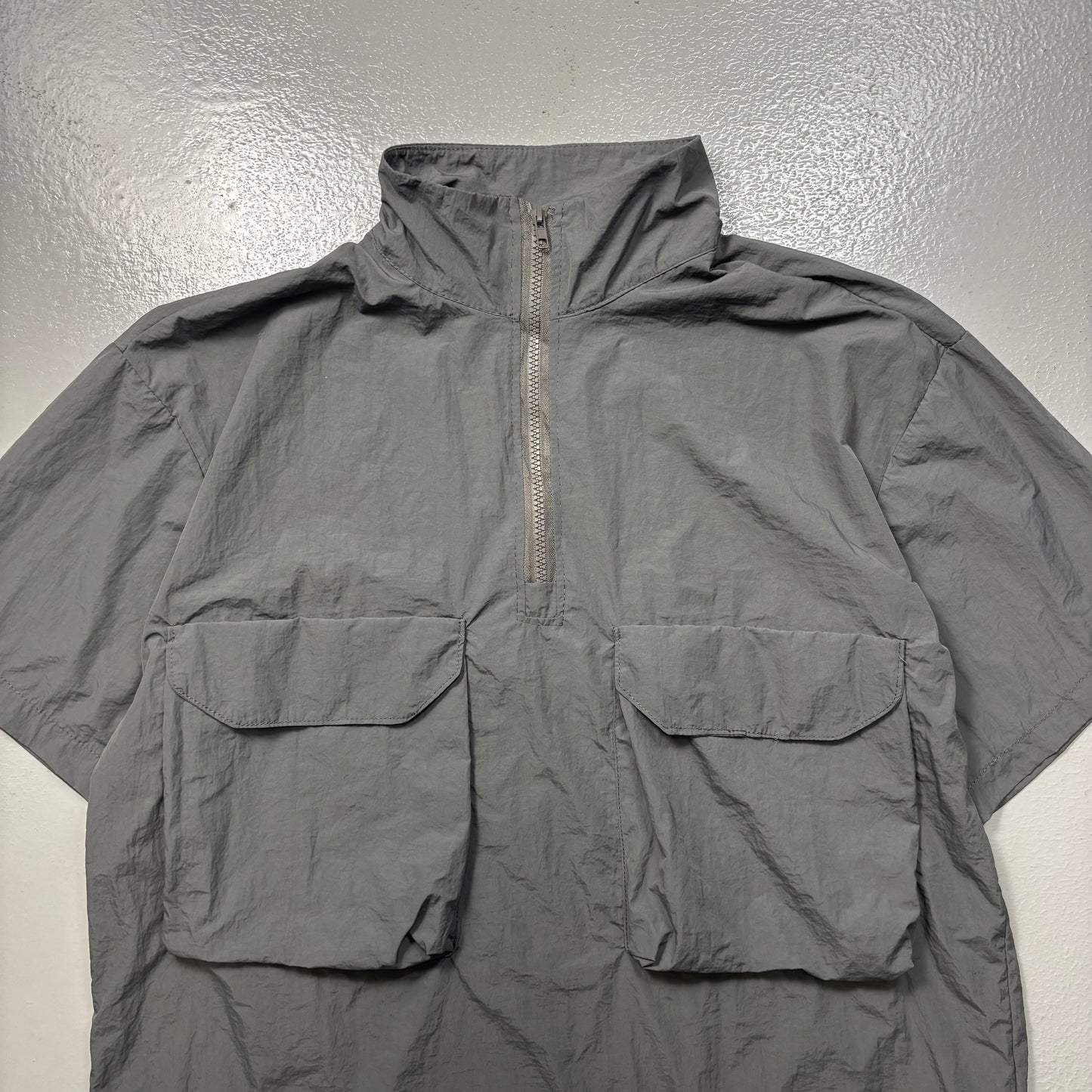 Japanese / Korean Style Multi Pocket Nylon Shirt (S)(SC)