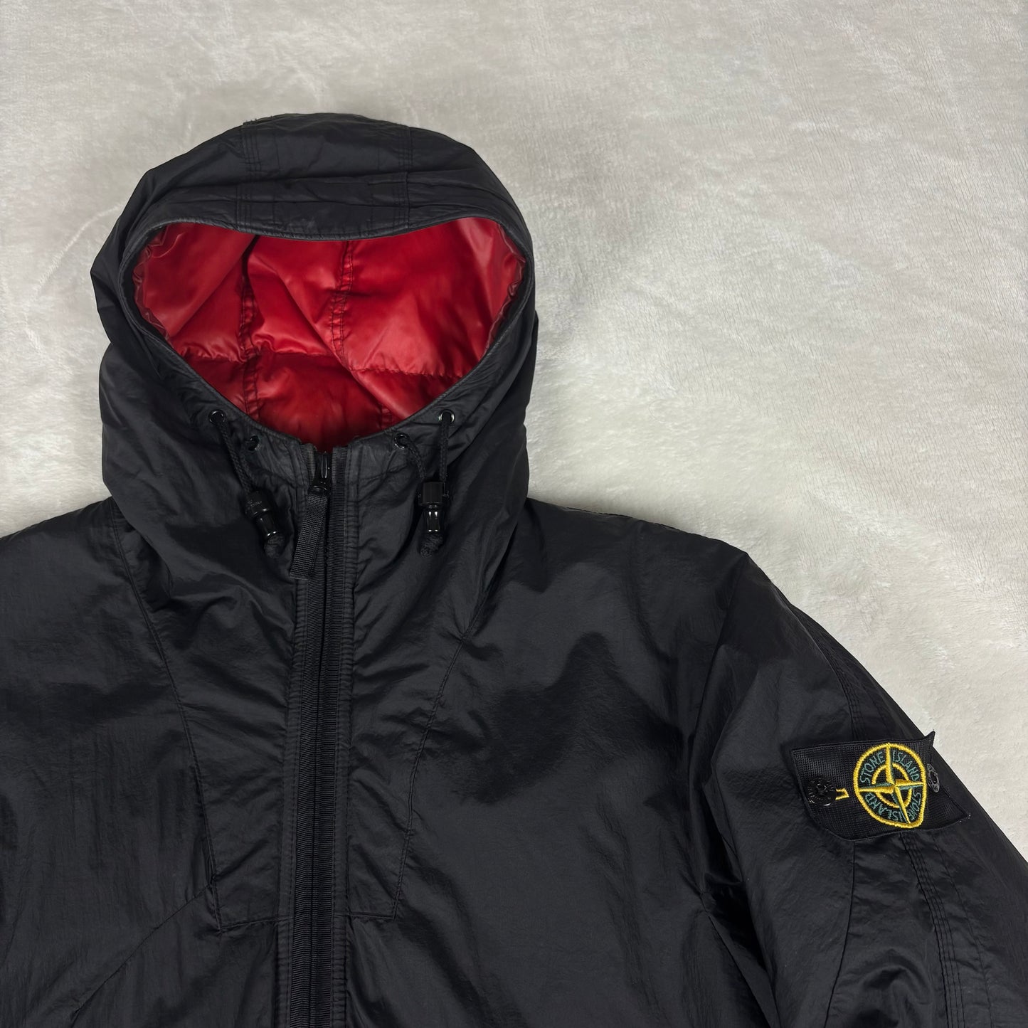 (A Top Pick) Stone Island 2009 Vintage Mesh Badge Goose Down Jacket (L)