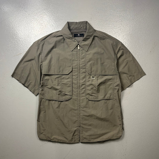 Mind Bridge Korean Nylon Technical Multi Pocket Shirt (M)(SC)