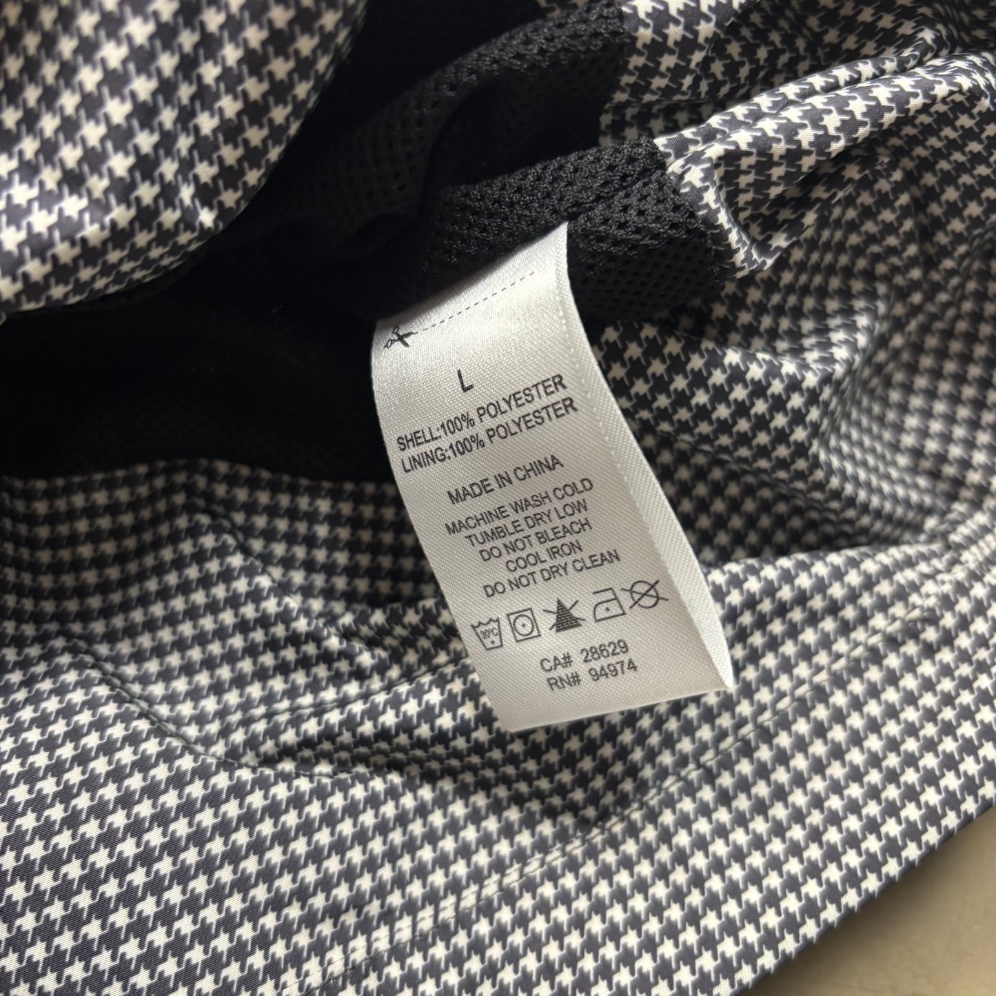 z Stussy Houndstooth Jacket (L)(SC)