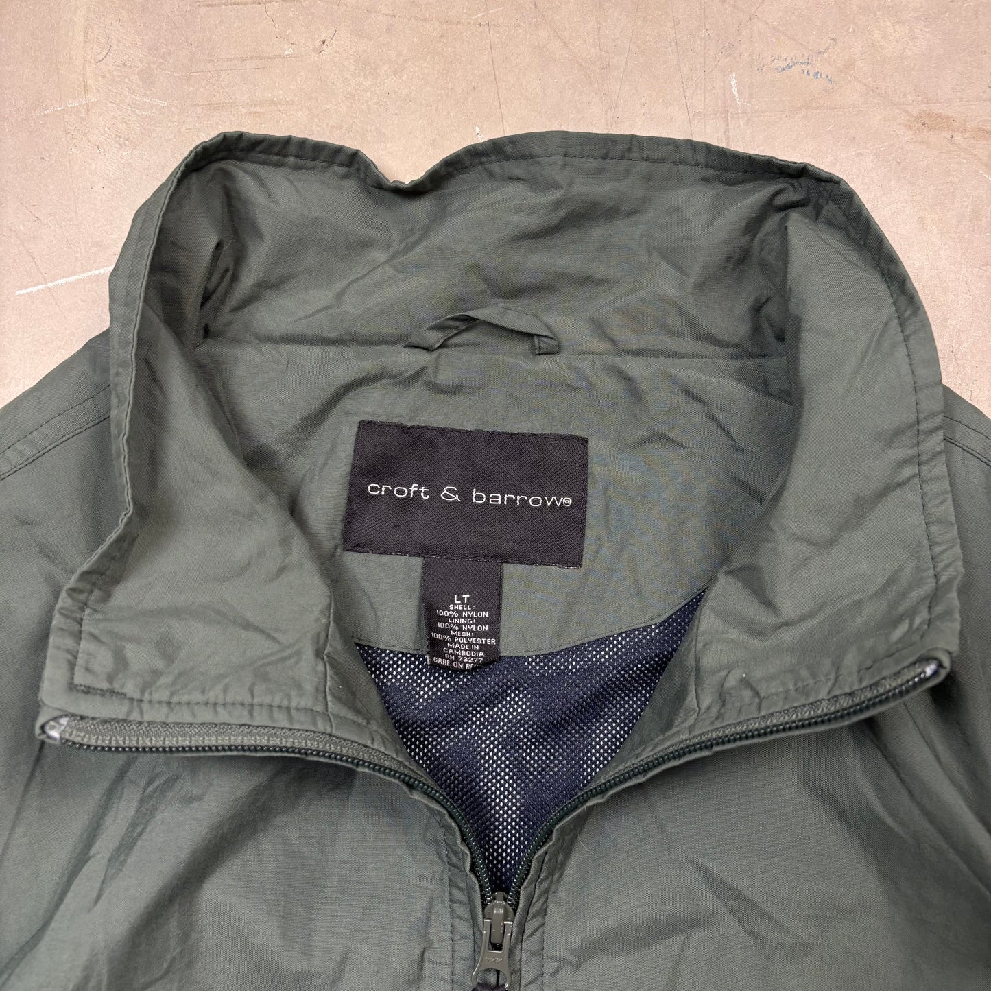 Vintage Technical Style Croft And Borrows Bomber Jacket (L)(VC)
