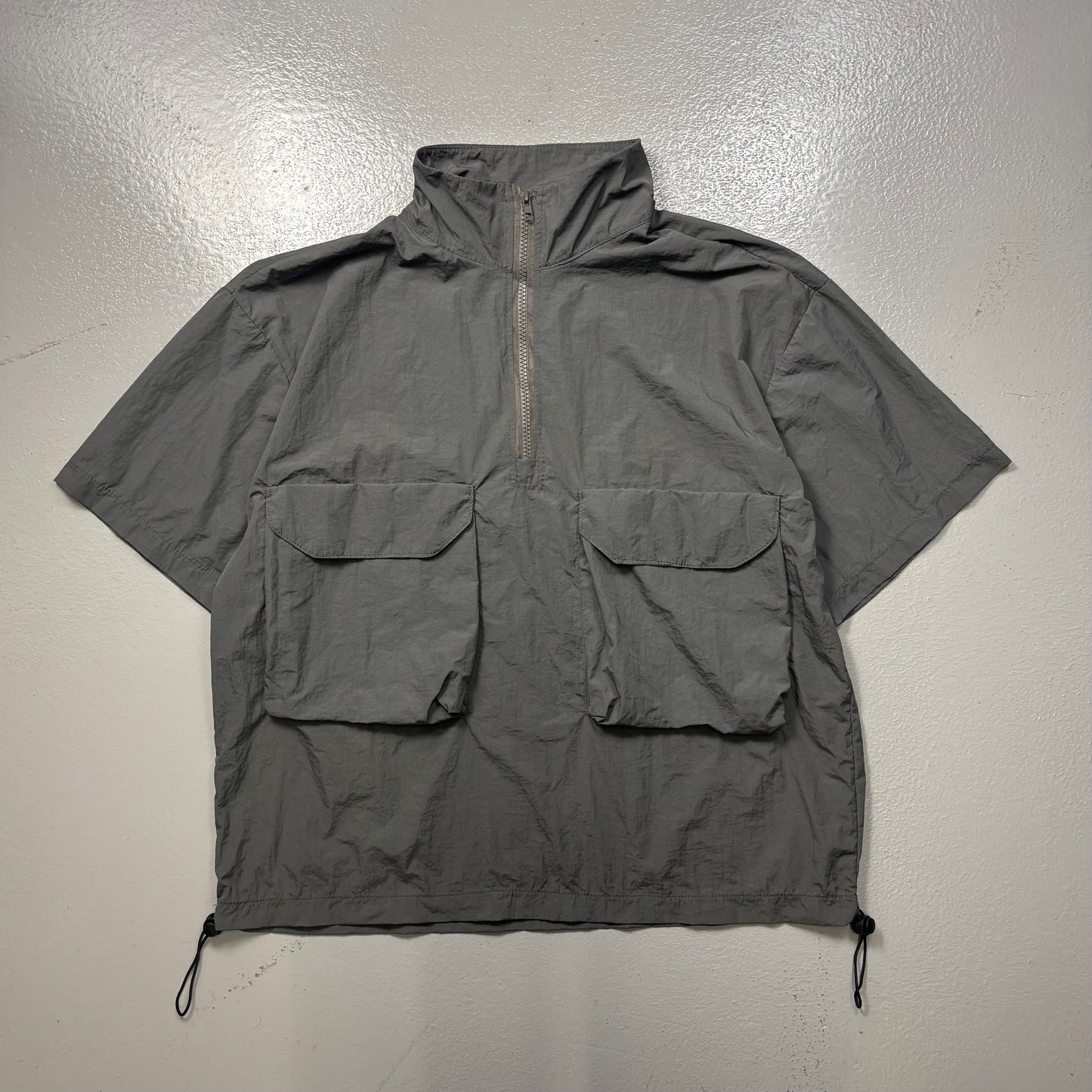 Japanese / Korean Style Multi Pocket Nylon Shirt (S)(SC)