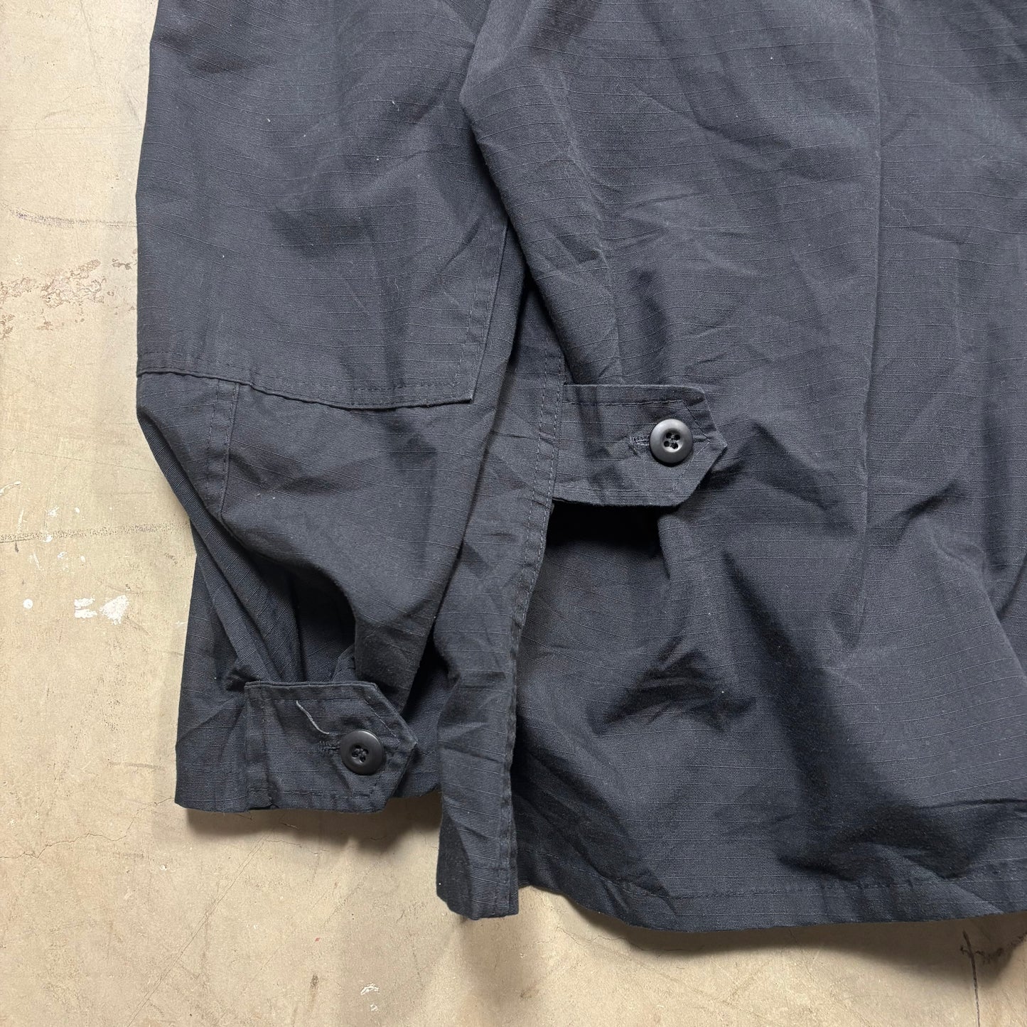 z Vintage Military Style Multi Pocket Collared Jacket (XL)(VC)