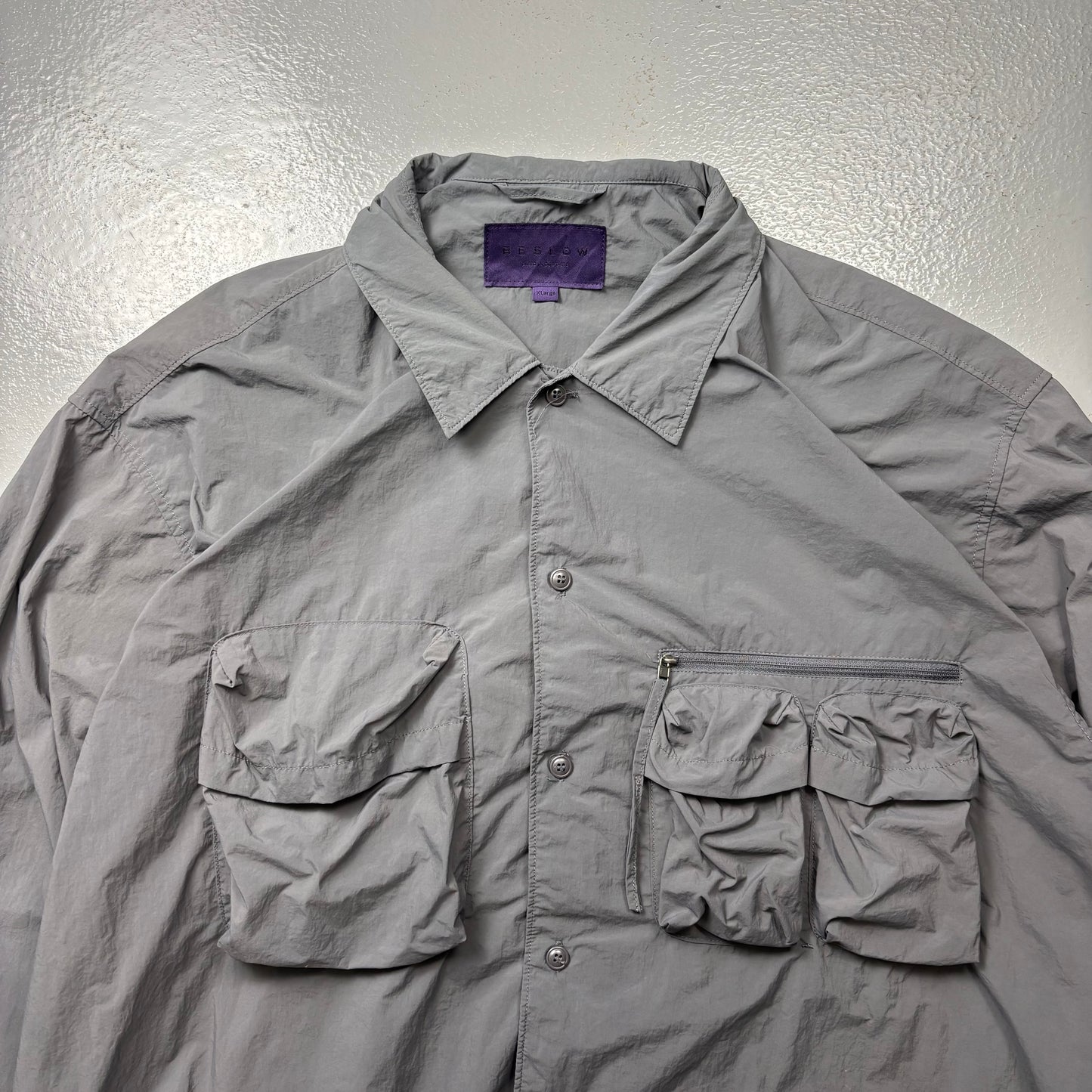 Beslow Korean Nylon Multi Pocket Jacket (XL)(SC)
