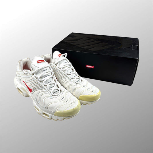 (A Top Pick) Supreme x Nike Tn Air Max Plus “White” (UK 9.5)
