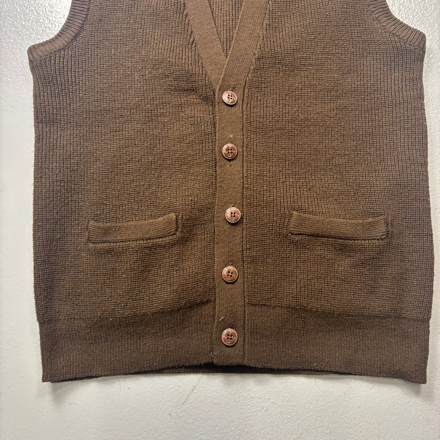 Vintage London Fog Knitted Vest (L)(VC)